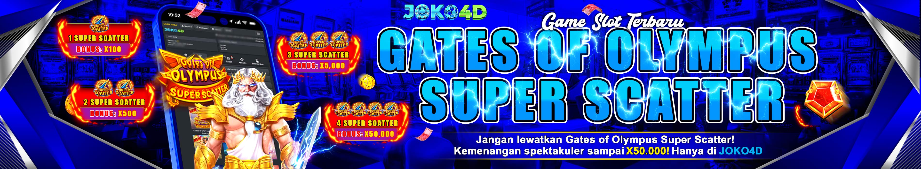 MAXWIN GATES OF OLYMPUS SUPER SCATTER JOKO4D